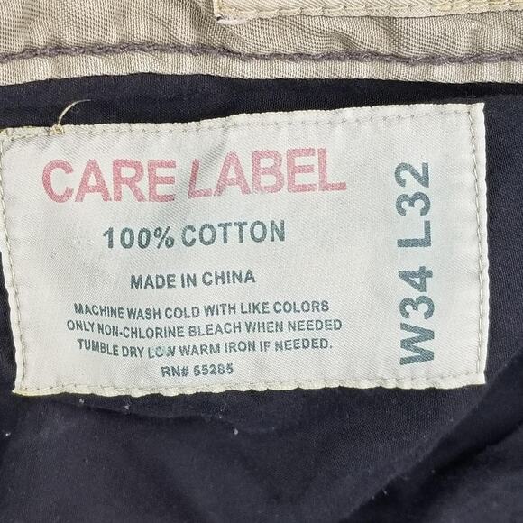 Express Kingston Jeans Mens 34x32 Blue Bootcut Classic Fit Whiskered Lion Denim - Picture 15 of 15